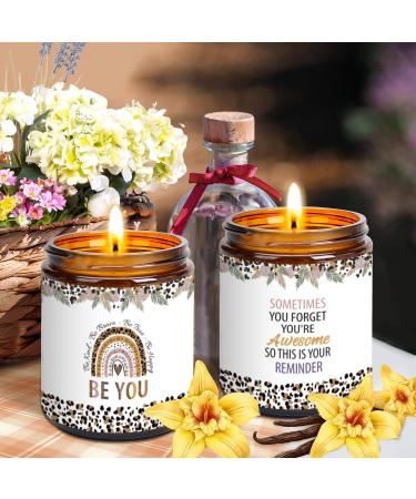 Vanilla Scented Aromatherapy Soy Wax Candle Gift for Women - Unique Birthday & Christmas Gift Idea for Her - Best Friend, Sister, Auntie, Mum, BFF - You Are Awesome - Buy Online on GoSupps.com