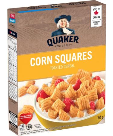 Quaker Corn Squares Cereal Multi-Pack 375g (Pack of 12) Original 375g (Pack of 12) - Buy Online on GoSupps.com