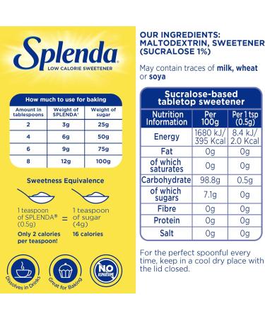Splenda Sugar Alternative Granulated 75g - Buy Online on GoSupps.com