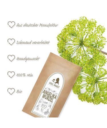 EDEL KRAUT Organic Angelica Root Tea - 100g Cut | Premium Herbal Tea for International Shipping - Buy Online on GoSupps.com