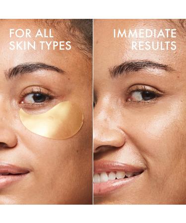 Depology Restoring Hydrogel Under Eye Patch - 60 Brightening Caffeine Gold Pads for Dark Circles Puffiness & Wrinkles - Travel-Friendly - Buy Online on GoSupps.com