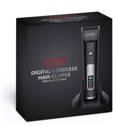 LIVIVO Digital Hair Clipper and Beard Trimmer Wireless Grooming Set with Extra Sharp Long Lasting Blades and Multiple Trimmer Attachments - Buy Online on GoSupps.com