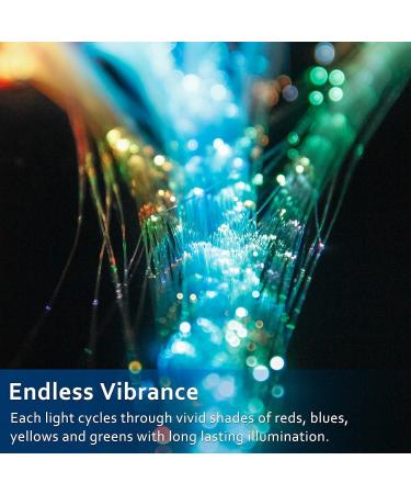 LED Fiber Optic Lighting Set - 3 6 10 80 Lights in Blue Rainbow Red Green White - Perfect for Parties & Events | International Shipping Available - Buy Online on GoSupps.com