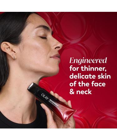 Olay Regenerist Neck and Face Roller Neck Cream for Tightening and Firming Anti-Aging Moisturizer for Women Anti-Wrinkle Serum Face Lift Cream Cooling Fragrance-Free Hexa-Repair & NAD+ 1.7oz - Buy Online on GoSupps.com