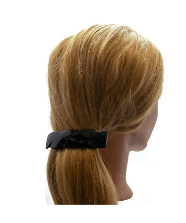 1pc Black Patent Clasp 10x2.5cm - Made in Germany | WeLoveBeads - International Shipping Available - Buy Online on GoSupps.com
