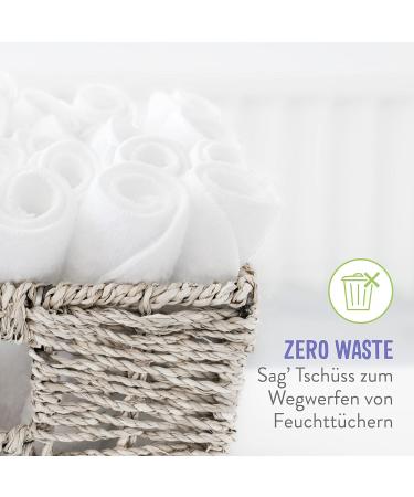 Bambino Mio Reusable Baby Moisture - Eco-Friendly Chemical-Free Double-Sided Washable 10-Pack | Sustainable Baby Care - Buy Online on GoSupps.com