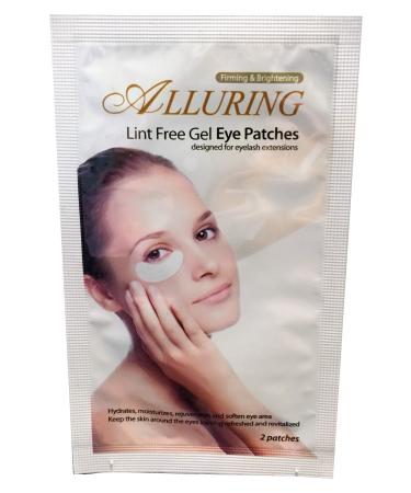 Alluring Eyelash Extensions Under Eye Anti-wrinkle Collagen Eye Pads Patches - CRESCENT SHAPE QTY 50 50 pairs