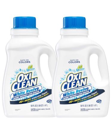 OxiClean Laundry Liquid Stain Remover White Revive 40 Loads 50 Oz