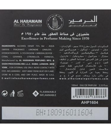 Al Haramain L'Aventure Eau de Parfum - 3.33 oz (100 ml) - Creed Aventus Inspired Fragrance for Men - Buy Online on GoSupps.com
