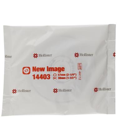 Hollister New Image Cut-to-Fit Convex Flex Wear Skin Barrier with Tape, Barrier Max. of 1 1/2", Size 2 1/4", Red, 5/Bx, HOL14403