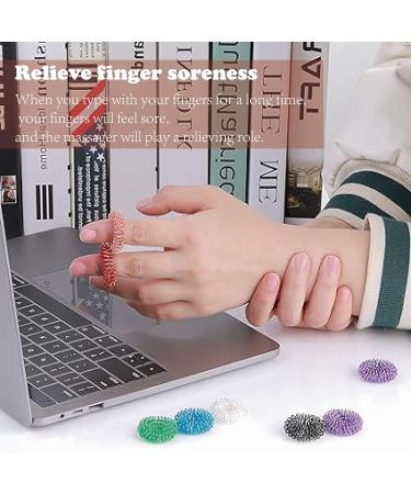 Khiry 20-Part Cordless Rings Set | Finger Massage & Acupressure Rings for Stress Relief & Blood Circulation - Buy Online on GoSupps.com