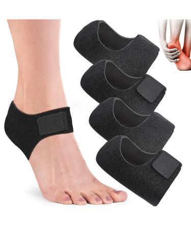 4 Pieces Heel Cushions Protectors Plantar Fasciitis Heel Pads Heel Cushion Inserts Heel Cups Adjustable Breathable Heel Support for Cracked  Dry  Achilles Heels  Heel Pain Relief (L  Black) 4 Count (Pack of 1) Black - Buy Online on GoSupps.com