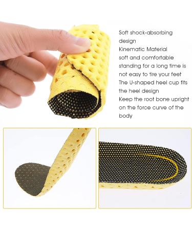 Plantar Fasciitis Sports Insoles for Men & Women - Arch Support Inserts for Flat Feet - Shock Absorbing Comfort - Cut-to-Fit Design - Size Men US 8-11 - Buy Online on GoSupps.com