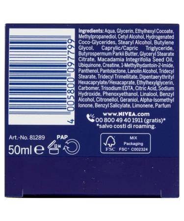 NIVEA Q10 Anti-Wrinkle Night Cream 50ml | Best Face Cream for Anti-Aging & Hydration - Buy Online on GoSupps.com