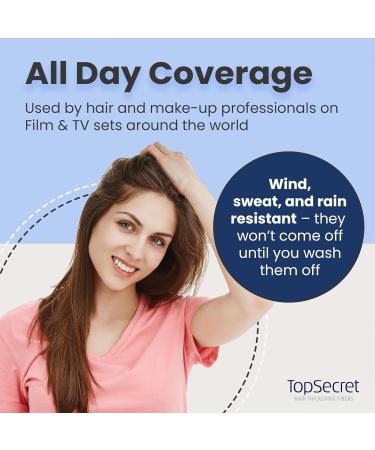 Top Secret Hair Thickening Fibers Refills - Natural Hair Filler for Men & Women - Instantly Fill Thinning Hair - Weather Resistant - Medium Brown Travel Size - Buy Online on GoSupps.com