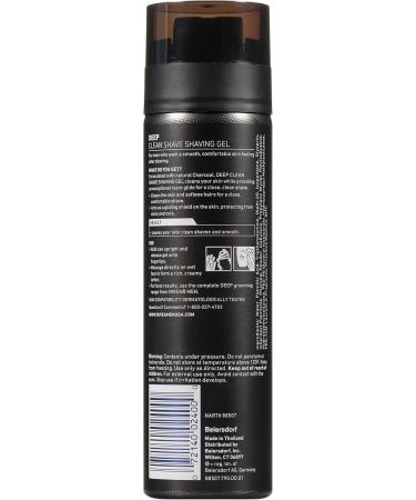 Nivea Men Deep shaving gel black carbon 200ml - Buy Online on GoSupps.com
