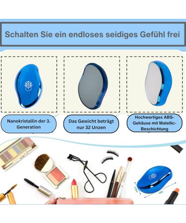 SOASINPRO CRYSTAL NANO Hair Remover - Premium Gentle Depilation Device for Women & Men | Efficient Magic Crystal Hair Remover (Blue) - Buy Online on GoSupps.com