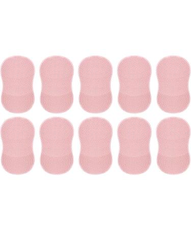 Moslate Face Scrubber Brush | Deep Cleaning Face Scrubbing Silicone Brush Women Men Daily Skincare Face Brush with Ergonomic Grip for Business Trip Travelling Pink - Buy Online on GoSupps.com