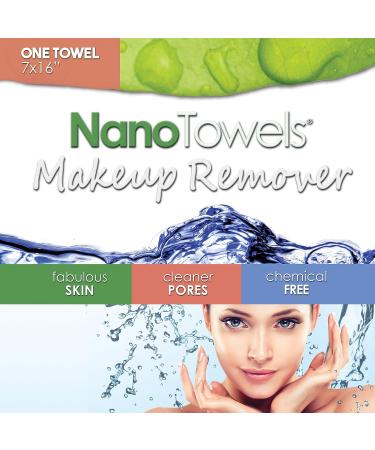 Nano Towel Makeup Remover Cloth - Chemical Free, Fast Cleaning for Sensitive Skin. Removes Cosmetics and Oil Like an Eraser. Perfect for Acne and Exfoliation (Grey) - Buy Online on GoSupps.com