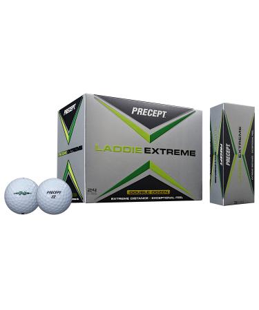 Precept 2017 Laddie Extreme Golf Balls (Pack of 24) White
