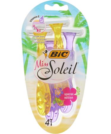 BIC Miss Soleil Women's Disposable Razors - 3 x 4 Pack with Vitamin E for a Gentle Shave | Special Edition - Buy Online on GoSupps.com