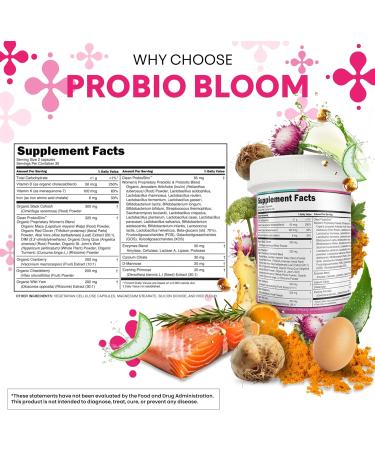 Clean Nutraceuticals Probiotics for Women with D Mannose Cranberry Extract Wild Yam Chasteberry - 20 Probiotic and Prebiotic Strains - PH Balance Womens Probiotic for Digestive Health - 60 Count 1 - Buy Online on GoSupps.com