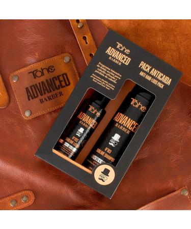 TAHE Advanced Barber Anti Hair Loss Pack - Shampoo 300ml & Lotion 125ml | International Shipping - Buy Online on GoSupps.com