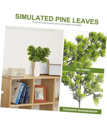 ABOOFAN 25 Pcs Simulated Pine Leaves Xmas Pine Branches Party Adornment Preserved Eucalyptus Halloween Wreath Branches Faux Plant Green Pine Needles Home Goods Decor Plastic Thuja Leaf Dark Greenx5pcs mediumx5pcs - Buy Online on GoSupps.com