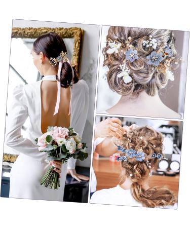 minkissy 6 Sets Bridal Headwear Rhinestones Hair Combs Hair Accessories for Women Wedding Bridal Hair Clips Bridal Tiaras Pearl Hair Pin Rhinestones Hair Clips The Flowers Bride Hairpin - Buy Online on GoSupps.com