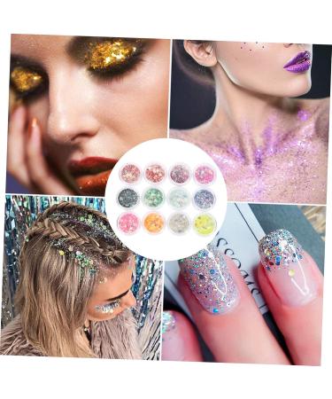 Mipcase 60 Boxes Glitter Nail Art Charms - 3D Nail Decals Sequins & Holographic Mermaid Flakes for Gel & Acrylic Nails - International Shipping Available - Buy Online on GoSupps.com