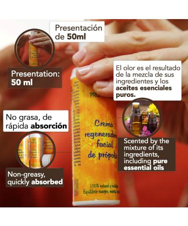 100% natural organic face cream - 50 ml. Anti-stain cream moisturizing and reaffirming for the face woman/home with propolis shea rubiginous rose jojoba and essential oils. - Buy Online on GoSupps.com