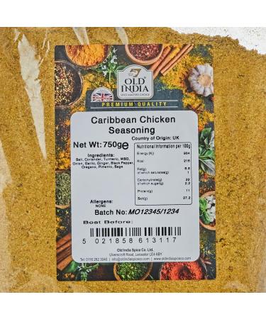 Old India Caribbean Chicken Seasoning 750g - Buy Online on GoSupps.com
