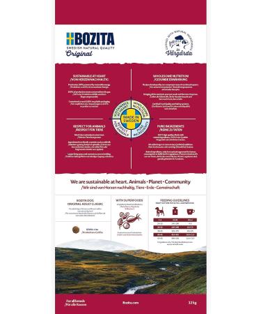 Bozita Dog Original Adult Classic 12 kg - Buy Online on GoSupps.com