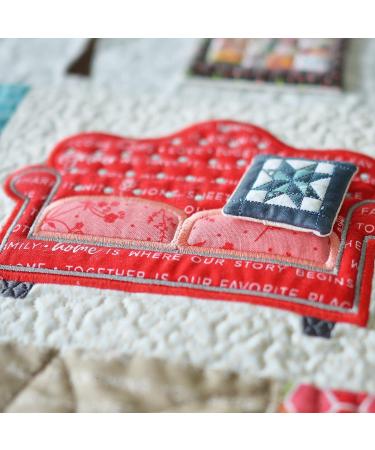 Kimberbell Make Yourself At Home Quilt Machine Embroidery CD & Book - 44x60 Size with Bonus Projects, Hoops Included - KD805 - Buy Online on GoSupps.com