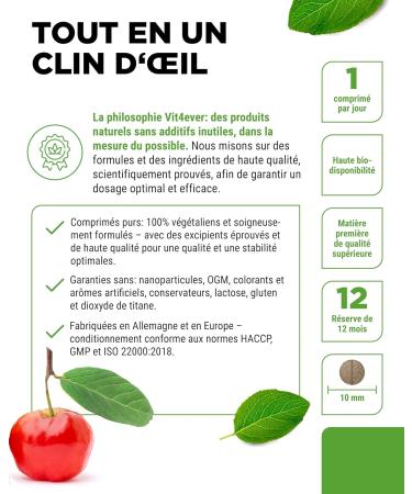 Fer avec 40mg de vitamine C naturelle - 365 comprim s - Haute Biodisponibilit gr ce au Complexe Ch lat (Bisglycinate de Fer) - Hautement Dos V g talien sans additifs ind sirables - Buy Online on GoSupps.com