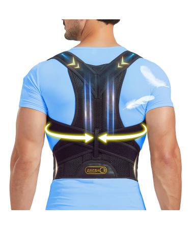 Posture Corrector for Women Men Brace Top Comfortable Back Brace Adjustable Back Straightener Support for Shoulder Neck Back Lumbar Shoulder Posture Correction for Upper and Lower Back Support