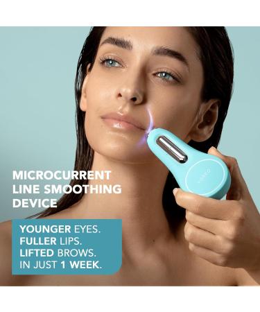 FOREO Bear 2 Eyes & Lips Microcurrent Line Smoothing Instant Face Lift Eye Care Device Brow Lift Dark Crcles Under Eye Treatment & Lip Plumper Device Firming Beauty Products Arctic Blue - Buy Online on GoSupps.com