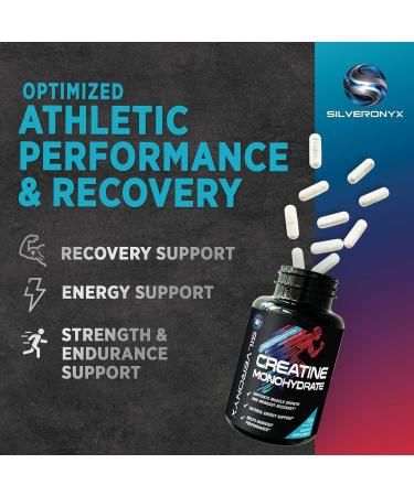 Creatine Monohydrate Capsules 3000mg - Micronized Creatine Nutritional Supplement - Lean Muscle Growth Workout Performance Energy & Endurance Support - 750mg per High Absorption Capsule - 120 Count 120 Count (Pack of 1) - Buy Online on GoSupps.com