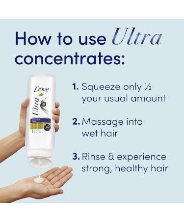 Dove Ultra Intensive Repair Shampoo & Conditioner Combo Pack - 20 fl oz (Pack of 2) - Buy Online on GoSupps.com