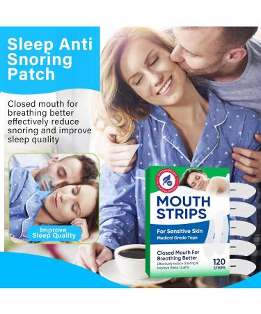 120pcs Mouth Tape for Sleep - Reduce Snoring & Improve Nose Breathing - Buy Online on GoSupps.com