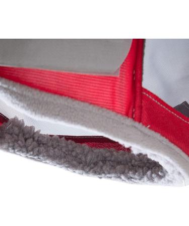 Harrison Howard CareMaster Pro Luminous Fine Mesh UV-Proof Fly Mask with Fleece Padding - Ruby Cob Size - Buy Online on GoSupps.com