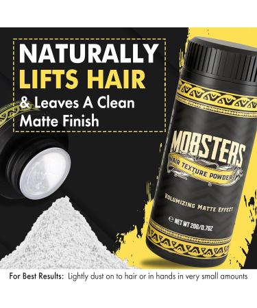 Mobsters Emporium Hair Texture Powder - Instant Volume & Matte Finish for All Hair Types - Men's Styling Powder - Buy Online on GoSupps.com