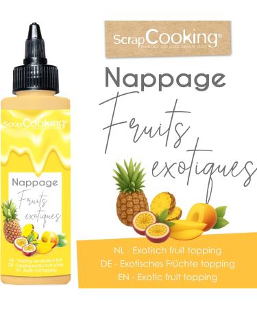 ScrapCooking - Nappage Fruits Exotiques 165 g - Flacon Squeezer - Pour Topping & D coration G teaux Glaces Yaourts Cr pes & Gaufres - D co Alimentaire P tisserie - 8565 - Buy Online on GoSupps.com