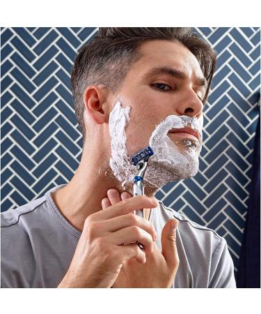 Gillette Mach3 Turbo Men's Razor + 9 Refill Blades | Lubricated Strips Included - New - Buy Online on GoSupps.com