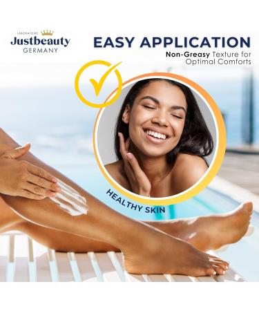 Moisturising Sun Cream SPF 50 Face and Body Protection Waterproof No White Spots Hypoallergenic Suitable for Sensitive Skin 50 ml. - Buy Online on GoSupps.com