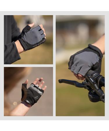 Velmia Summer Bicycle Gloves for Men & Women | Pull-Out Help Grip Print & Reflective Safety - MTB Accessories - Buy Online on GoSupps.com