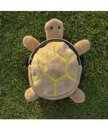 Beautiful Turtle-Shaped Dog Backpack | Large Capacity Pet Travel Bag | Light Yellow Outdoor Cat and Dog Treats Carrier - Buy Online on GoSupps.com