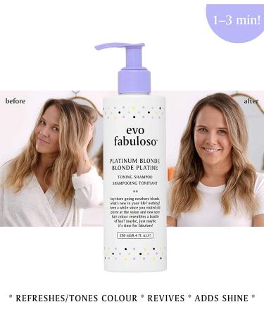 Fabuloso Platinum Blonde Toning Shampoo 8.45 Fl Oz - 1 Pack - Buy Online on GoSupps.com