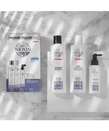 Nioxin 3-Part System 5 for Chemically Treated Hair - Light Thinning Treatment - Buy Online on GoSupps.com