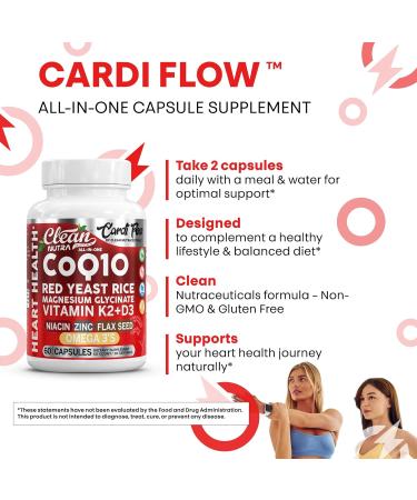 Vascu Boost Nitric Oxide Supplement Beet Root Cayenne Pepper L-Arginine Garlic Niacin Vitamin B Red Yeast Rice Flax Seed Turmeric Curcumin Supplement 90 Capsules by Clean Nutra - Buy Online on GoSupps.com